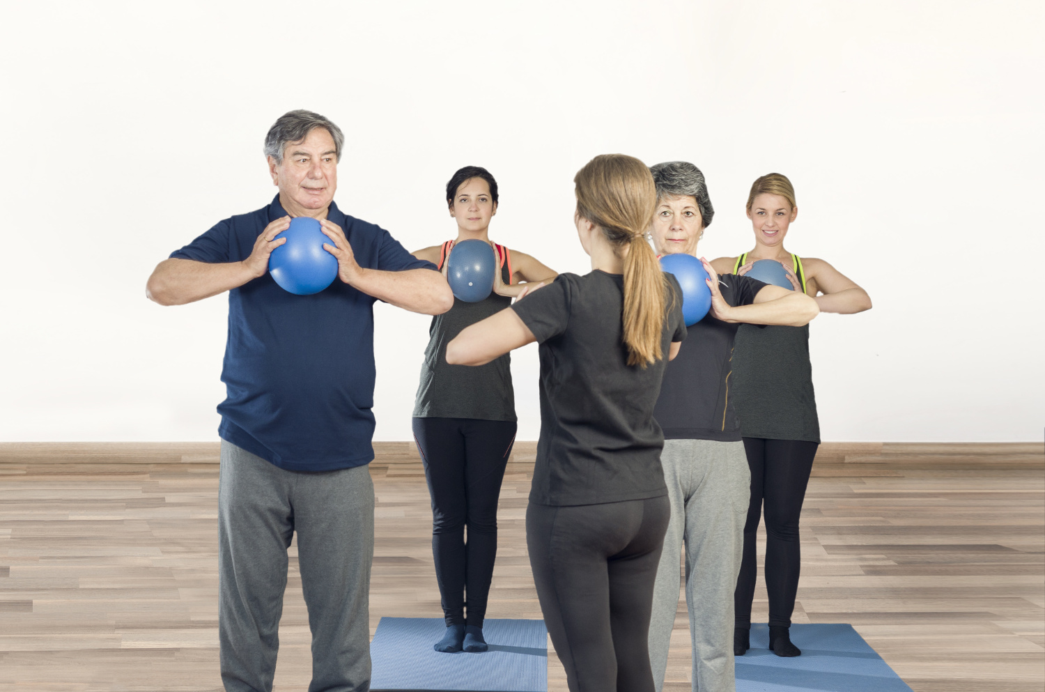 Small equipment is used to help strengthen specific muscles